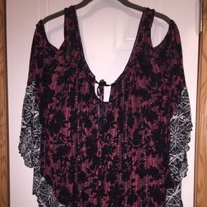 Free People Cold Shoulder Top